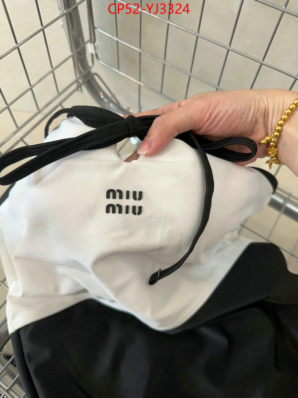 Swimsuit-Miu Miu top sale ID: YJ3324 $: 52USD