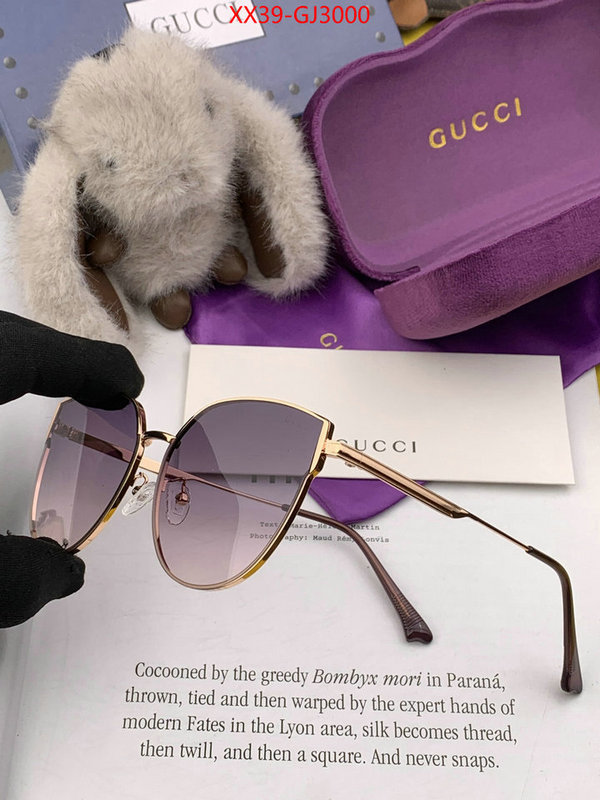 Glasses-Gucci buy cheap ID: GJ3000 $: 39USD