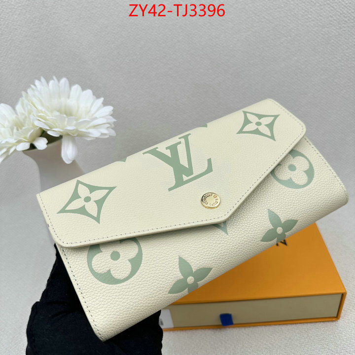 LV Bags(4A)-Wallet luxury 7 star replica ID: TJ3396 $: 42USD,