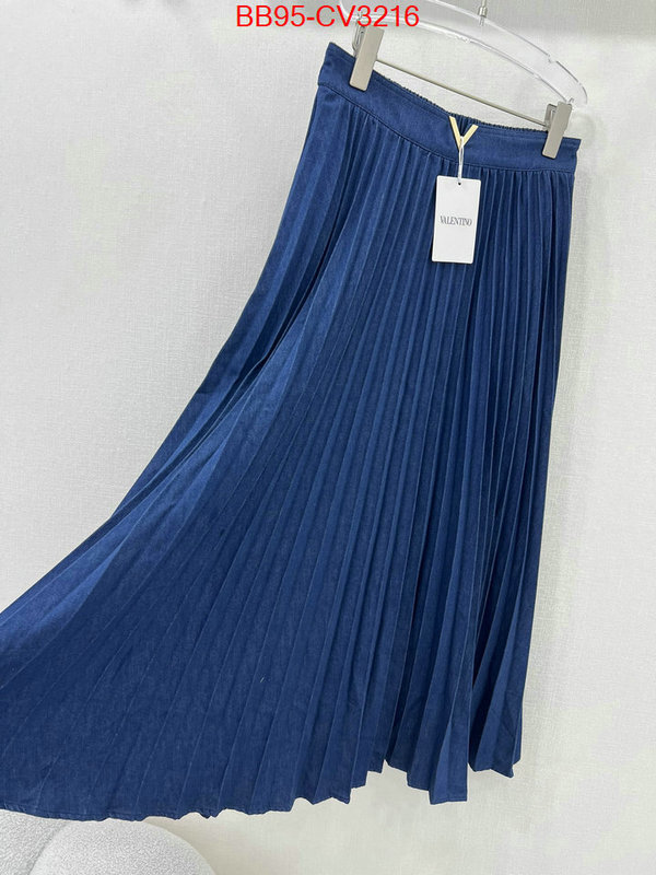 Clothing-Valentino wholesale designer shop ID: CV3216 $: 95USD
