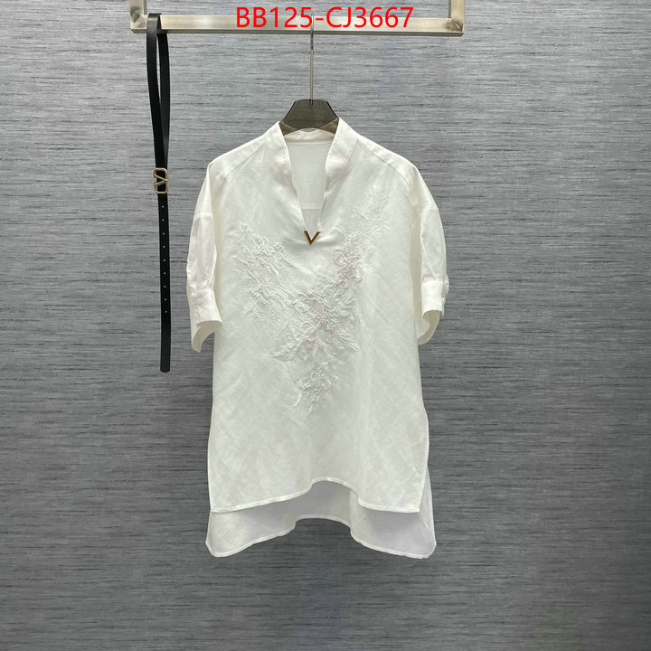 Clothing-Valentino the quality replica ID: CJ3667 $: 125USD