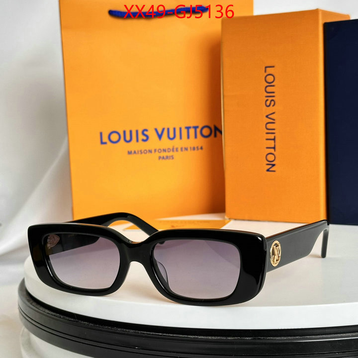 Glasses-LV best quality fake ID: GJ5136 $: 49USD