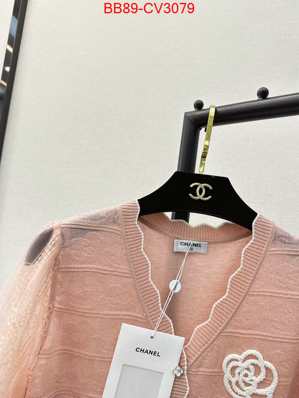 Clothing-Chanel wholesale replica shop ID: CV3079 $: 89USD