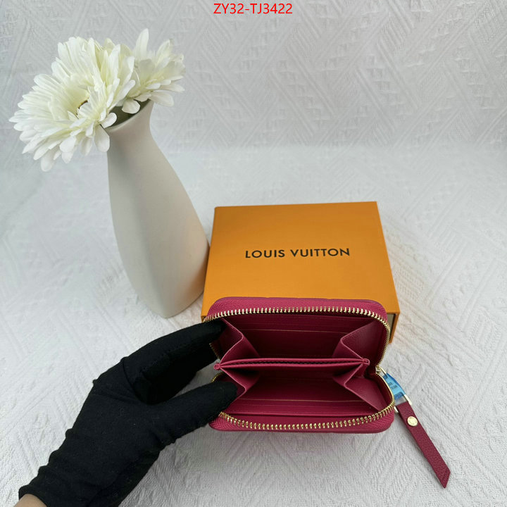 LV Bags(4A)-Wallet how to find designer replica ID: TJ3422 $: 32USD,