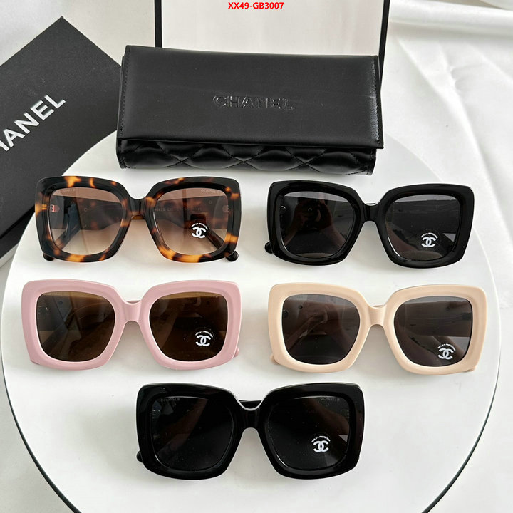 Glasses-Chanel fashion designer ID: GB3007 $: 49USD