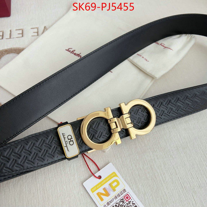 Belts-Ferragamo designer fake ID: PJ5455 $: 69USD