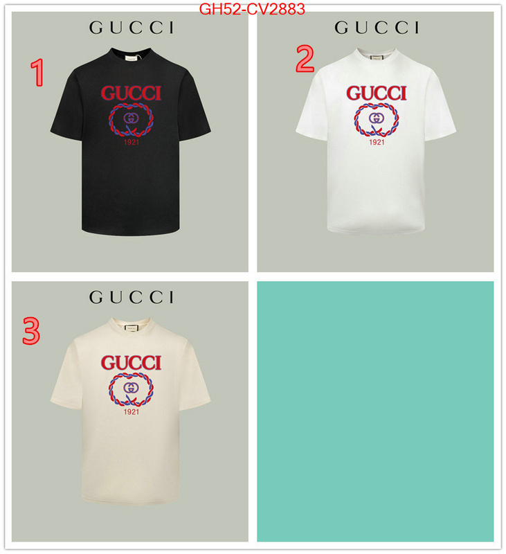 Clothing-Gucci 2024 aaaaa replica customize ID: CV2883 $: 52USD