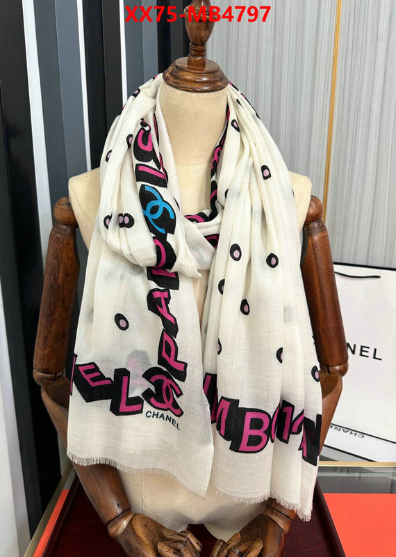 Scarf-Chanel replica 1:1 high quality ID: MB4797 $: 75USD