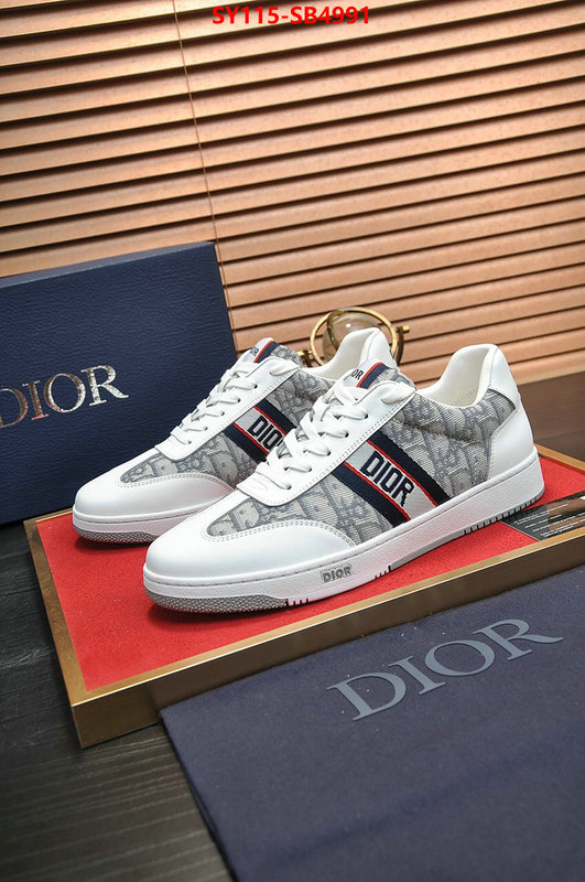 Men shoes-Dior fake designer ID: SB4991 $: 115USD