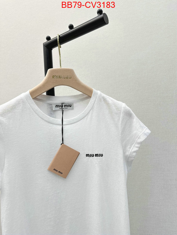 Clothing-MIU MIU hot sale ID: CV3183 $: 79USD