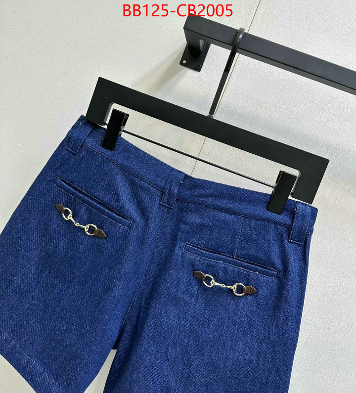 Clothing-Gucci high-end designer ID: CB2005 $: 125USD