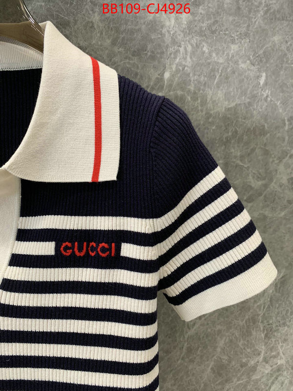 Clothing-Gucci the top ultimate knockoff ID: CJ4926 $: 109USD