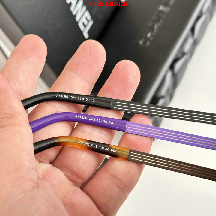 Glasses-Chanel best site for replica ID: GB3006 $: 55USD