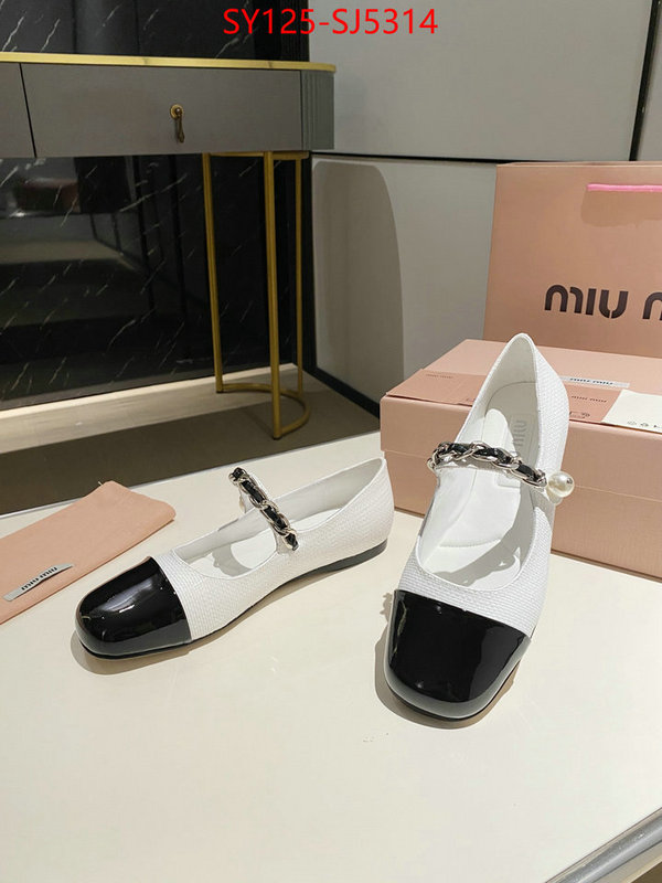 Women Shoes-Miu Miu unsurpassed quality ID: SJ5314 $: 125USD