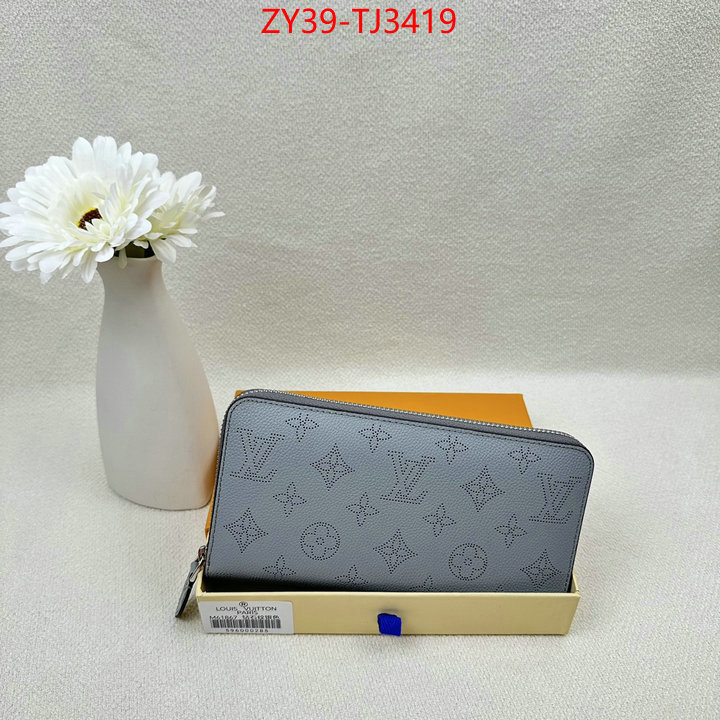 LV Bags(4A)-Wallet luxury fashion replica designers ID: TJ3419 $: 39USD,