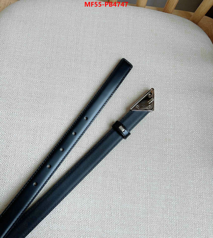 Belts-Prada 7 star quality designer replica ID: PB4747 $: 55USD
