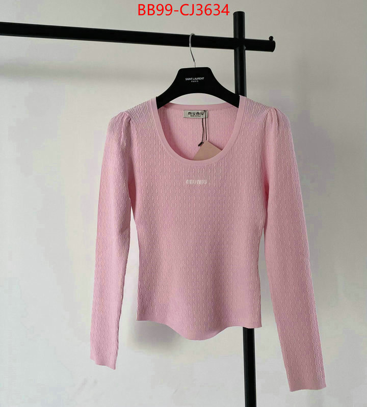 Clothing-MIU MIU high ID: CJ3634 $: 99USD