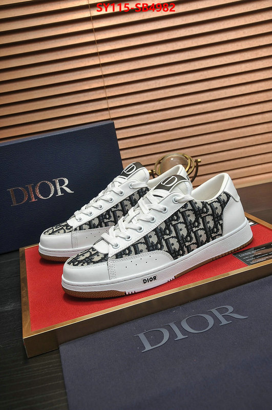 Men shoes-Dior fake aaaaa ID: SB4982 $: 115USD