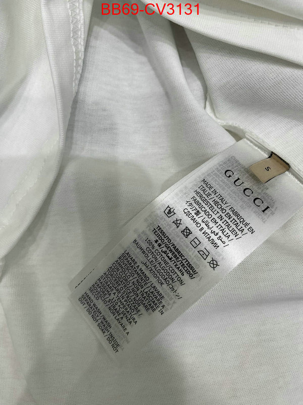 Clothing-Gucci shop the best high authentic quality replica ID: CV3131 $: 69USD