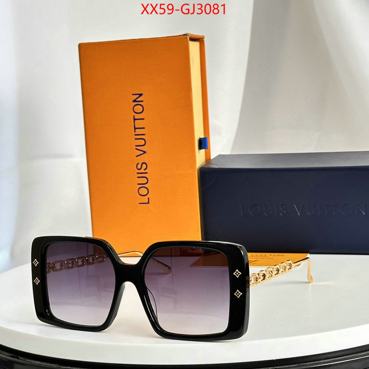 Glasses-LV luxury fashion replica designers ID: GJ3081 $: 59USD
