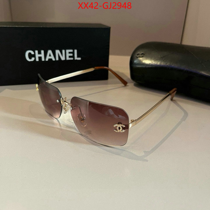 Glasses-Chanel shop cheap high quality 1:1 replica ID: GJ2948 $: 42USD
