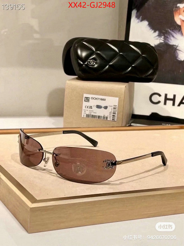 Glasses-Chanel shop cheap high quality 1:1 replica ID: GJ2948 $: 42USD