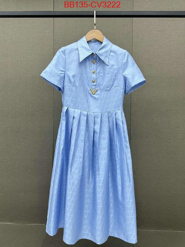 Clothing-Valentino how to buy replica shop ID: CV3222 $: 135USD