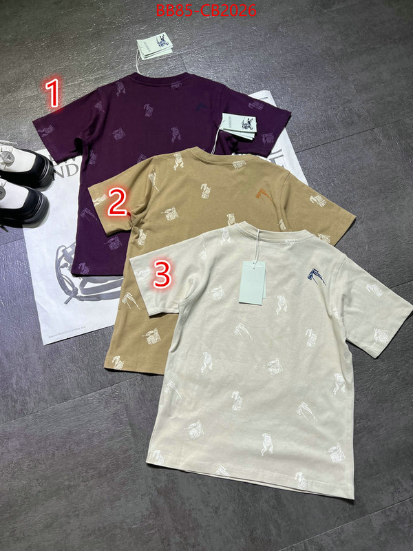 Clothing-Burberry aaaaa+ replica designer ID: CB2026 $: 85USD