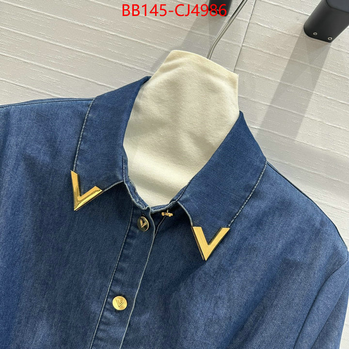 Clothing-Valentino best quality fake ID: CJ4986 $: 145USD