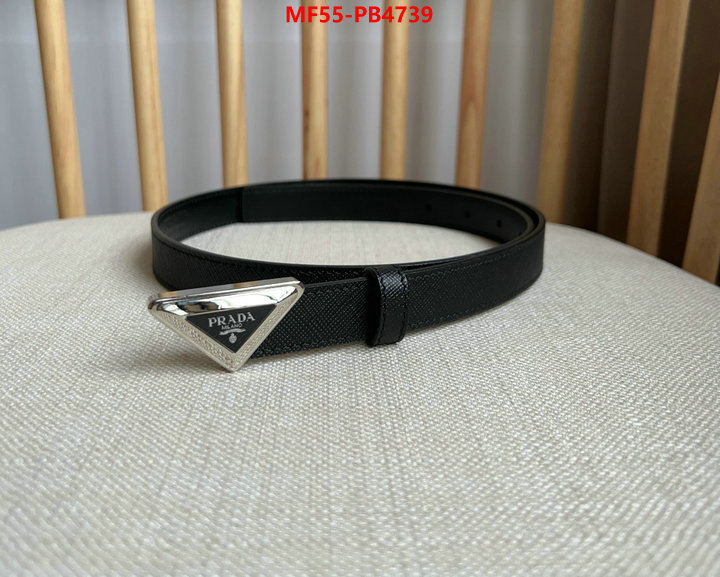 Belts-Prada 1:1 replica ID: PB4739 $: 55USD