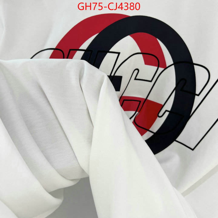 Clothing-Gucci sellers online ID: CJ4380 $: 75USD