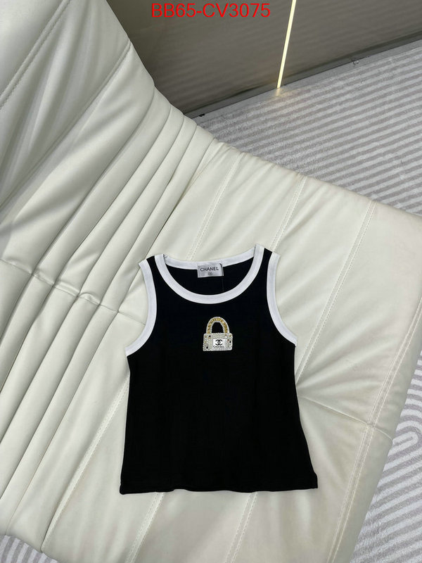 Clothing-Chanel outlet 1:1 replica ID: CV3075 $: 65USD