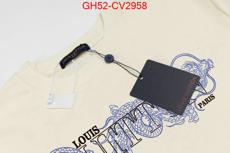Clothing-LV shop designer replica ID: CV2958 $: 52USD