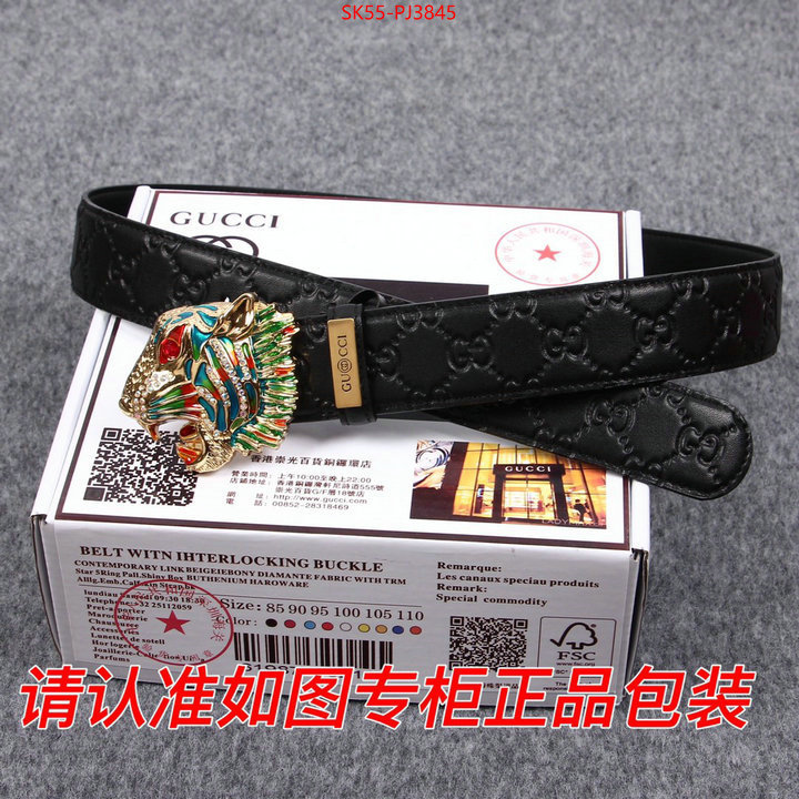 Belts-Gucci best fake ID: PJ3845 $: 55USD