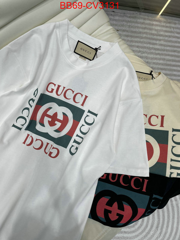 Clothing-Gucci shop the best high authentic quality replica ID: CV3131 $: 69USD