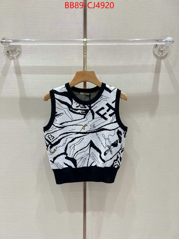 Clothing-Fendi 2024 replica wholesale cheap sales online ID: CJ4920 $: 89USD