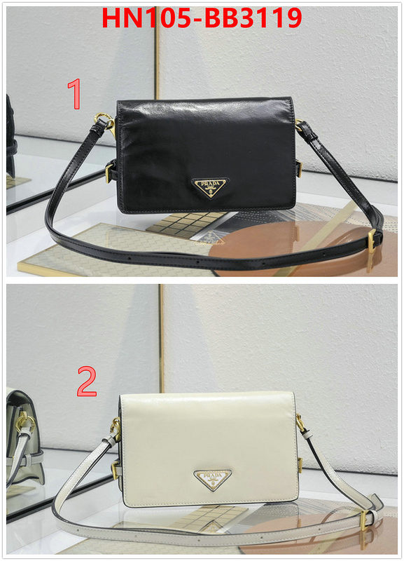 Prada Bags(4A)-Crossbody- replica aaaaa+ designer ID: BB3119 $: 105USD,