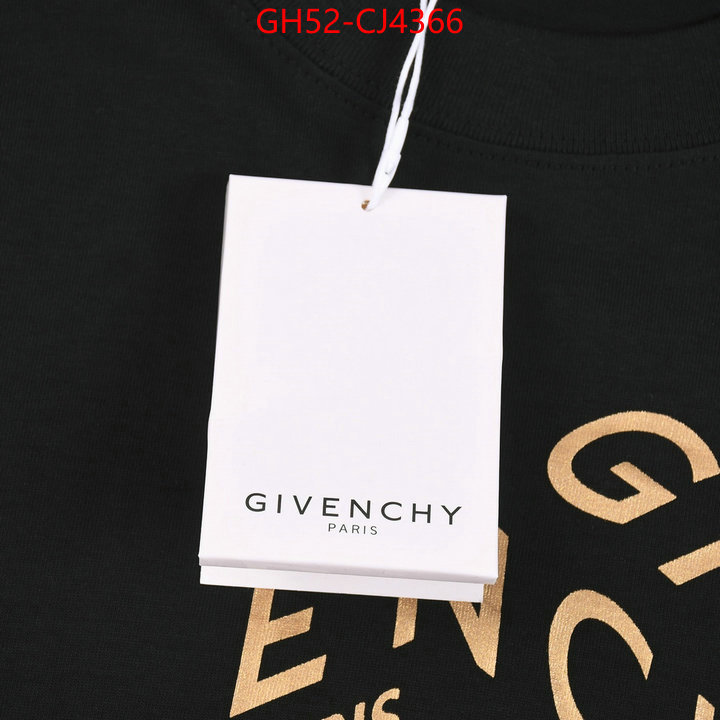 Clothing-Givenchy knockoff highest quality ID: CJ4366 $: 52USD