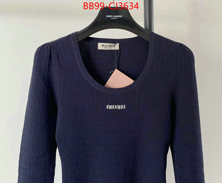 Clothing-MIU MIU high ID: CJ3634 $: 99USD