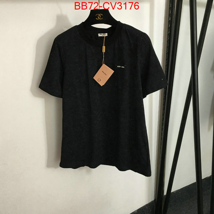 Clothing-MIU MIU the highest quality fake ID: CV3176 $: 72USD