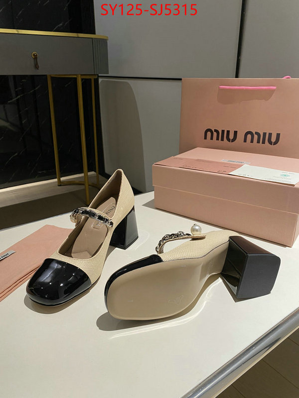 Women Shoes-Miu Miu luxury fake ID: SJ5315 $: 125USD