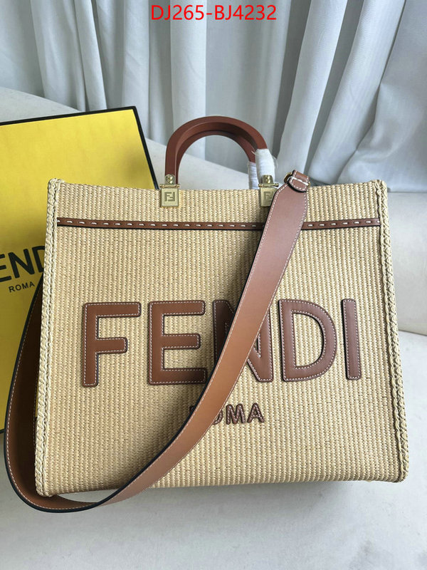 Fendi Bags(TOP)-Sunshine- fake aaaaa ID: BJ4232 $: 265USD,