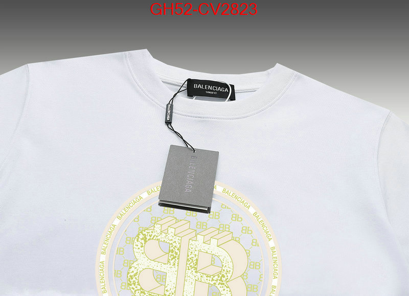 Clothing-Balenciaga best quality fake ID: CV2823 $: 52USD