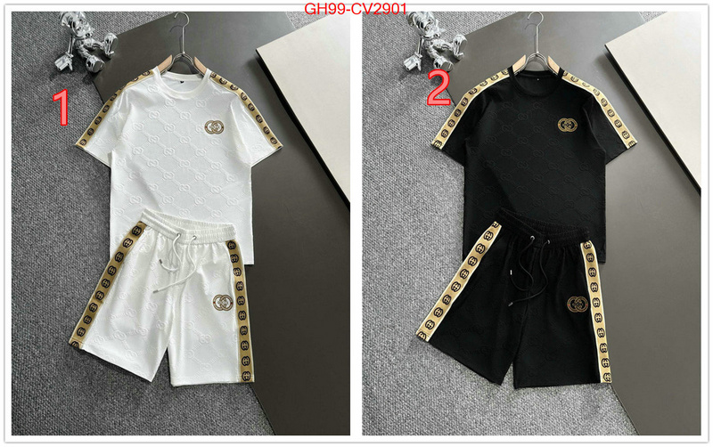 Clothing-Gucci where to buy fakes ID: CV2901 $: 99USD