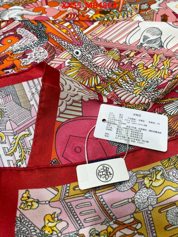 Scarf-Hermes exclusive cheap ID: MB4863 $: 55USD