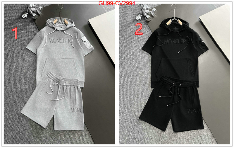 Clothing-Moncler designer wholesale replica ID: CV2994 $: 99USD