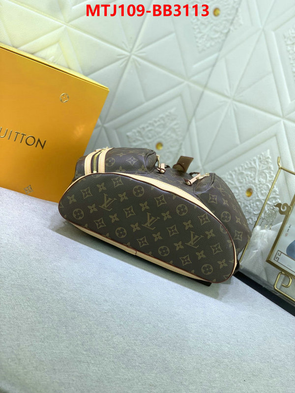 LV Bags(4A)-Backpack- how to buy replica shop ID: BB3113 $: 109USD,