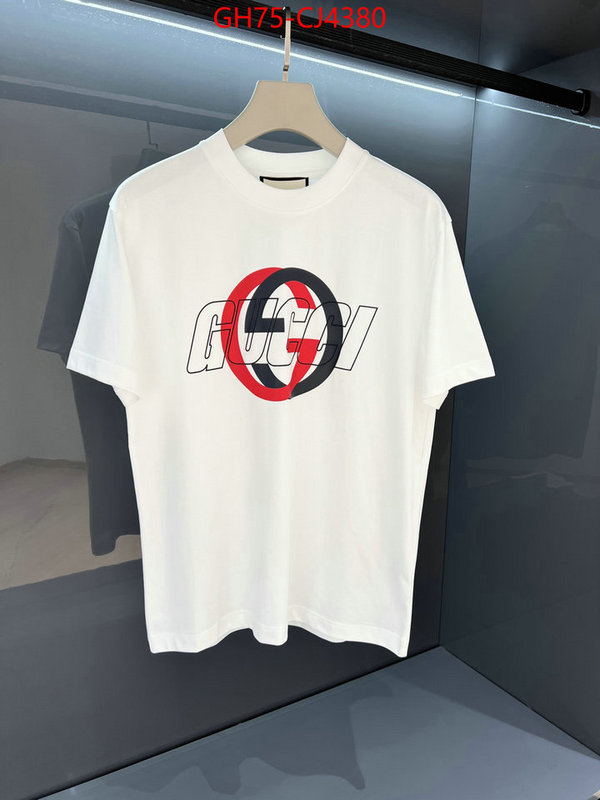 Clothing-Gucci sellers online ID: CJ4380 $: 75USD