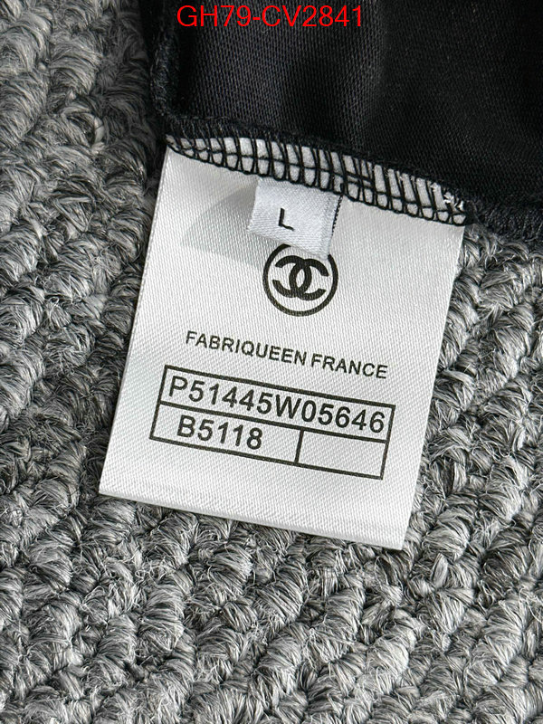 Clothing-Chanel designer wholesale replica ID: CV2841 $: 79USD