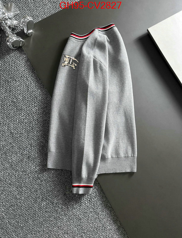 Clothing-Burberry designer fake ID: CV2827 $: 95USD